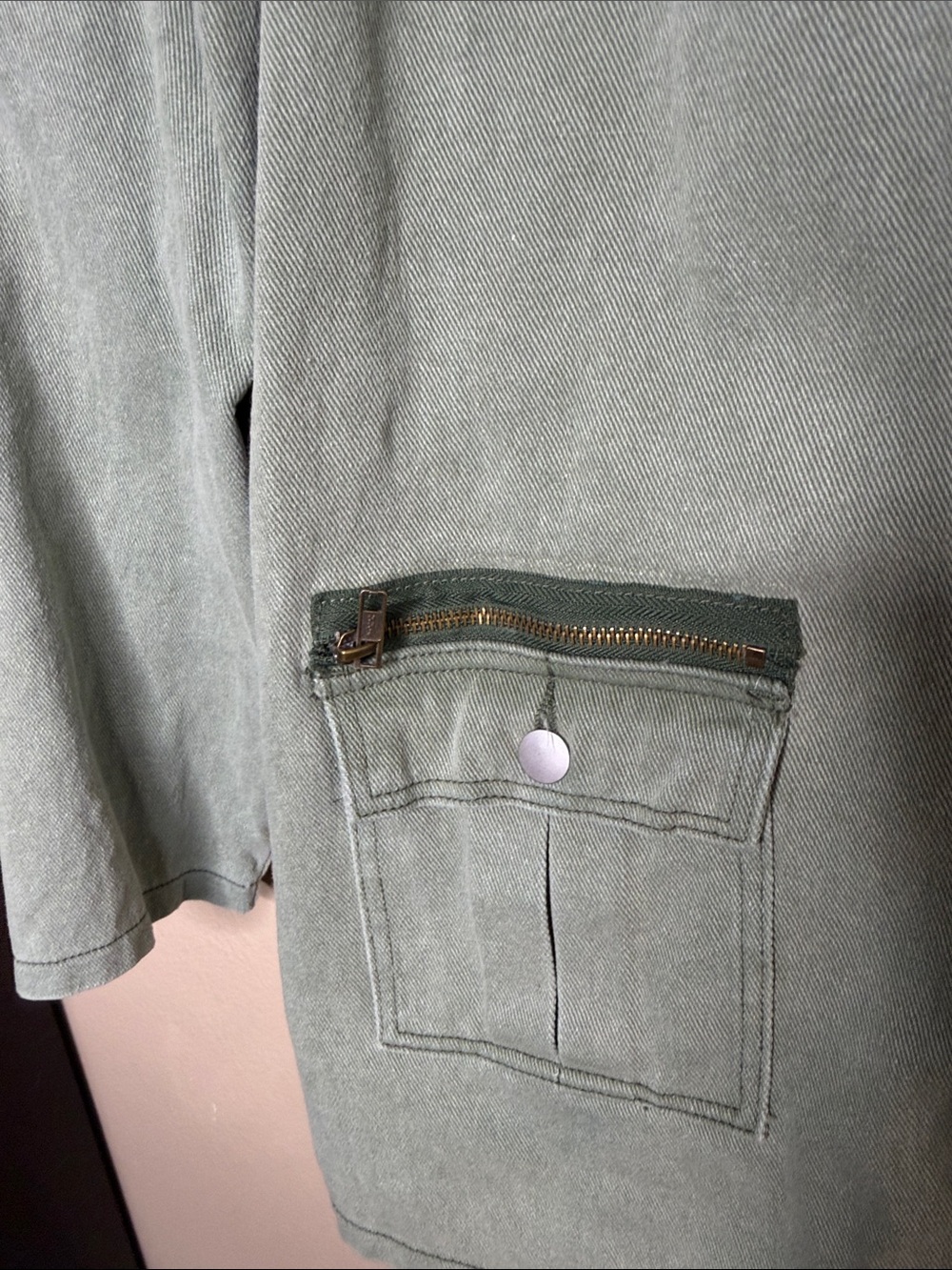 VICI Green Patched Military Blazer Jacket - Picture 6 of 9